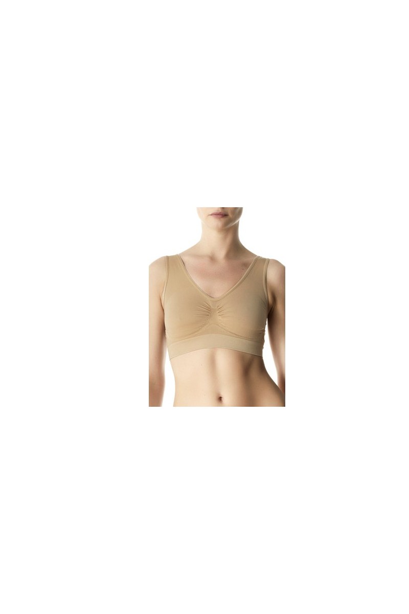 BRASSIERE WELLNESS PM  POMPEA TOP MICROFIBRA SIN COSTURAS 89631330